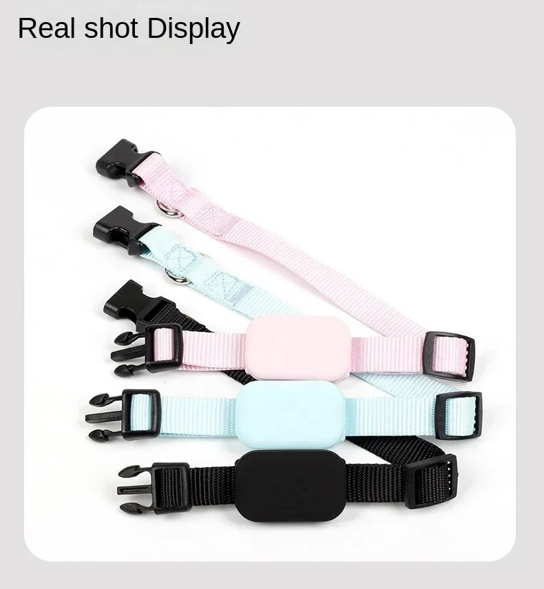 Mini Waterproof GPS Pet Tracker Collar – Real-Time Location & Movement Alert for Dogs & Cats