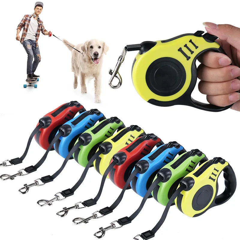 Smart Retractable Dog Leash – Total Control & Safe Desing (3m / 5m)