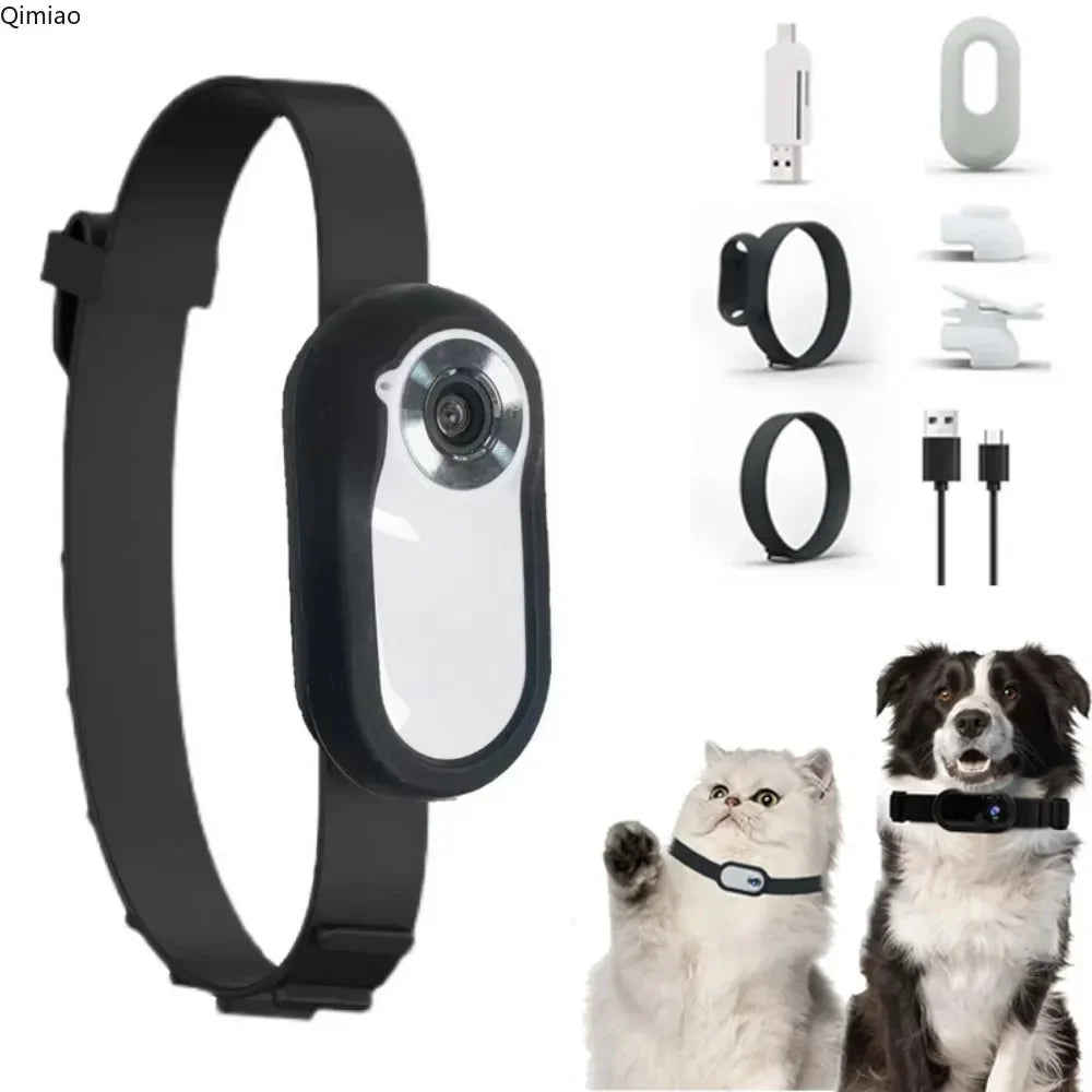 HD 1080P Pet Collar Camera – See the World from Your Pet’s Perspective