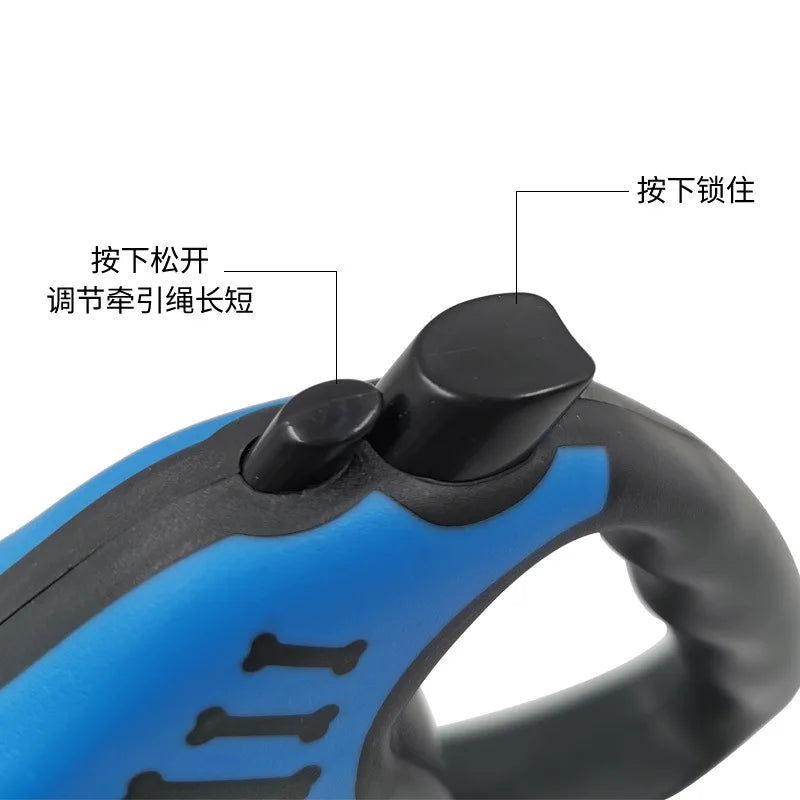 Smart Retractable Dog Leash – Total Control & Safe Desing (3m / 5m)