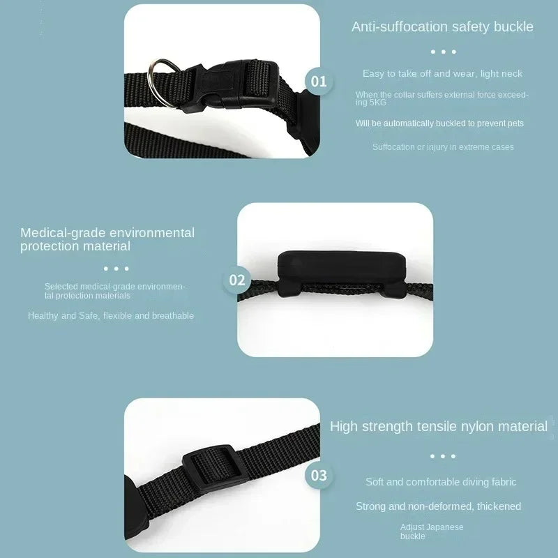 Mini Waterproof GPS Pet Tracker Collar – Real-Time Location & Movement Alert for Dogs & Cats