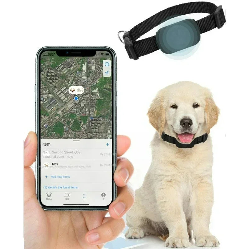 Mini Waterproof GPS Pet Tracker Collar – Real-Time Location & Movement Alert for Dogs & Cats